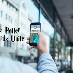 Bilde av Wizards unite spillet på iPhone og android